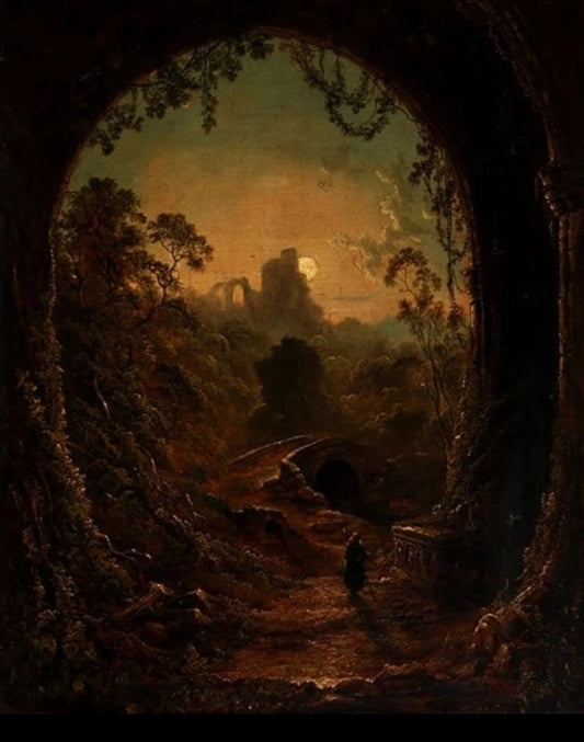 Moonlit Ruins Heavy Cotton Tee